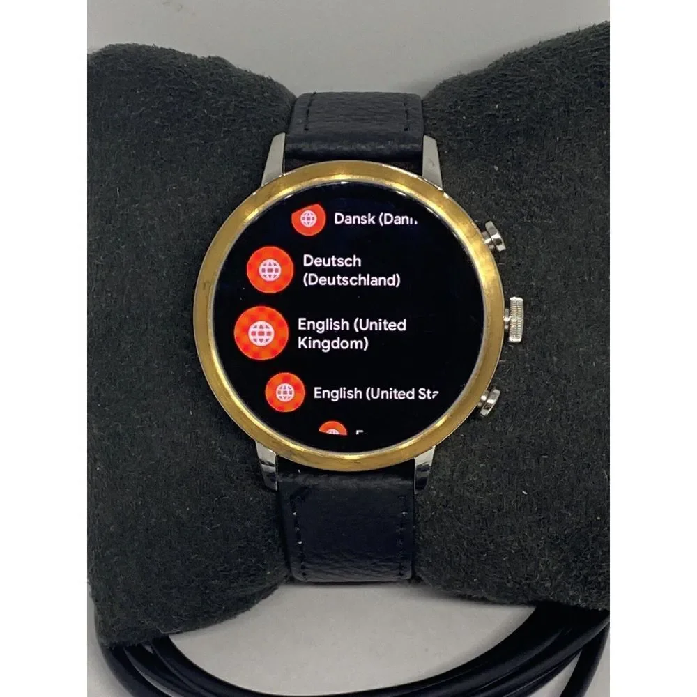 Fossil Gen 4 Authentic Digital Dial Smart Watch Custom Band FTW6016 AB518